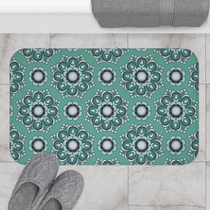 Abstract Print Bath Mat