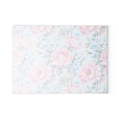 Floral Glass Cutting Board