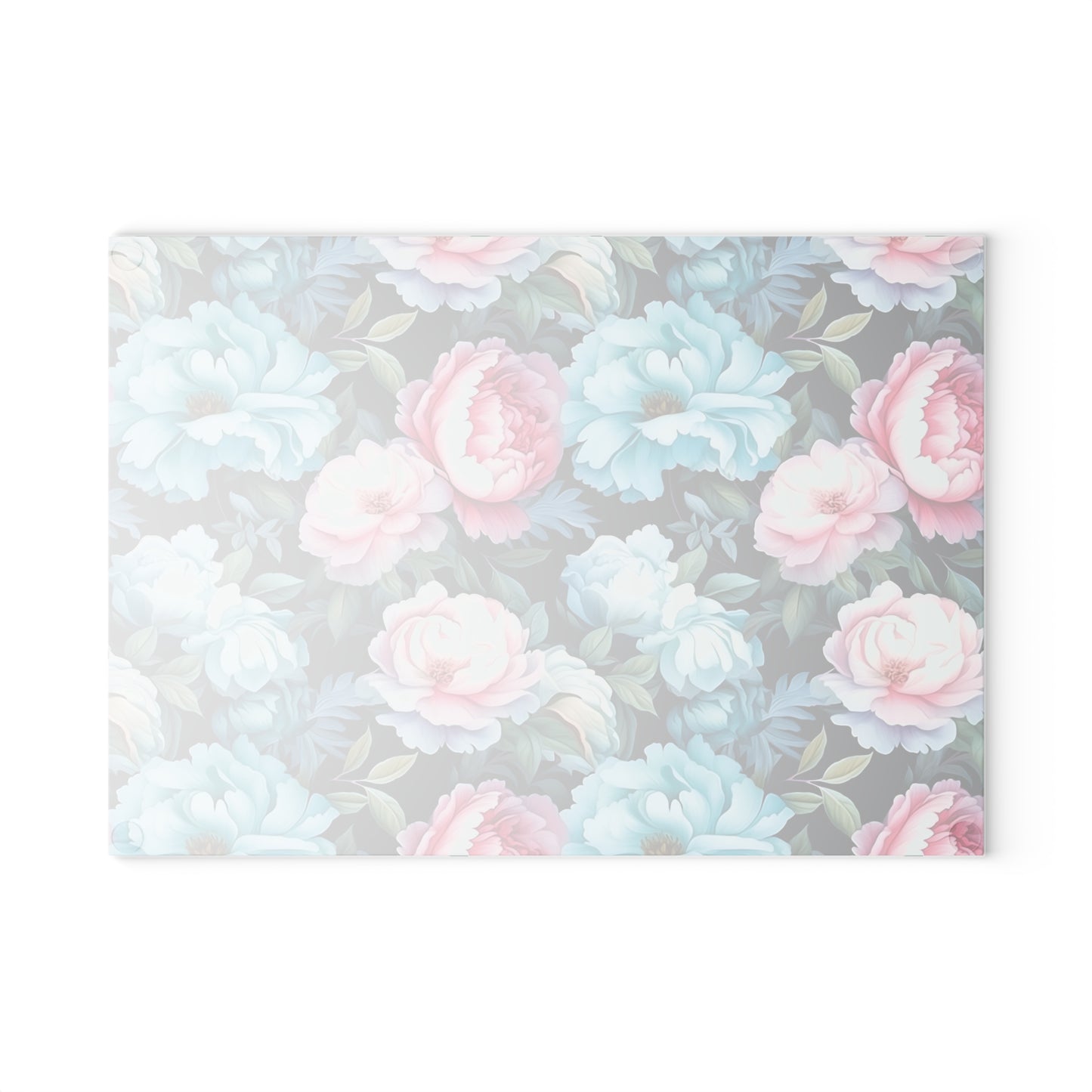 Floral Glass Cutting Board