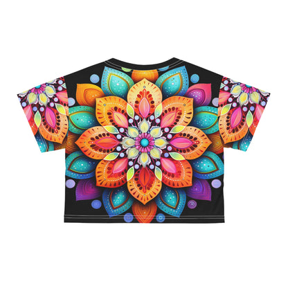 Mandala Art (AOP) Crop Tee