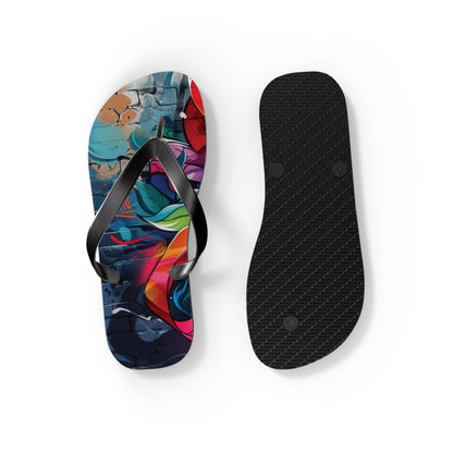 Graffiti Theme Flip-Flops