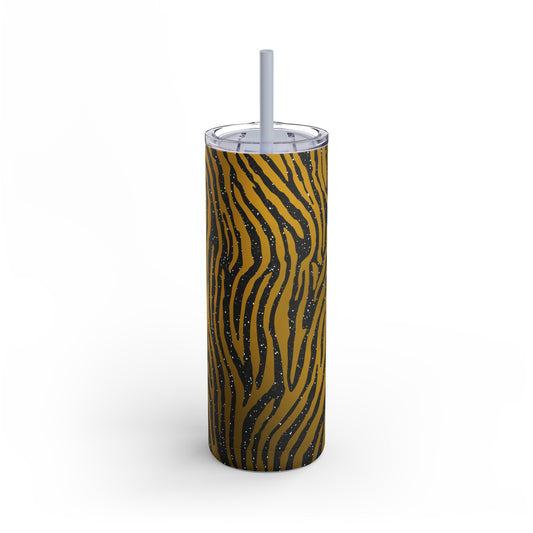 Animal Print Amber 06 - 20oz Skinny Matte Tumbler