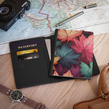 Autumn Flowers Passport Cover