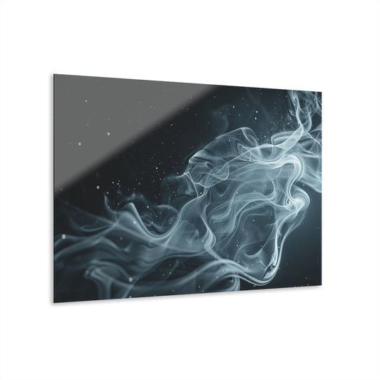 Fluid Smoke Art Acrylic Print