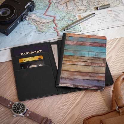 Wooden Print Passport Cover 5