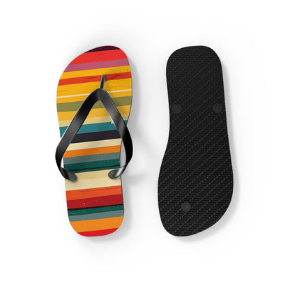 Colorful Stripes  Flip-Flops