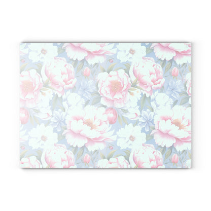 Floral Glass Cutting Board