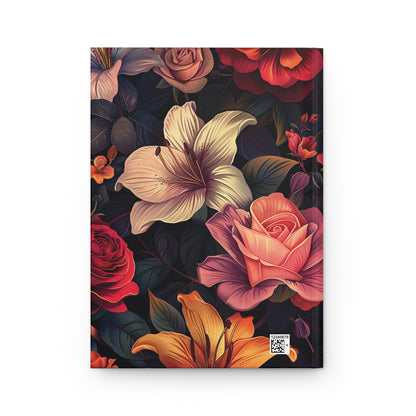 Floral Pattern Hardcover Journal