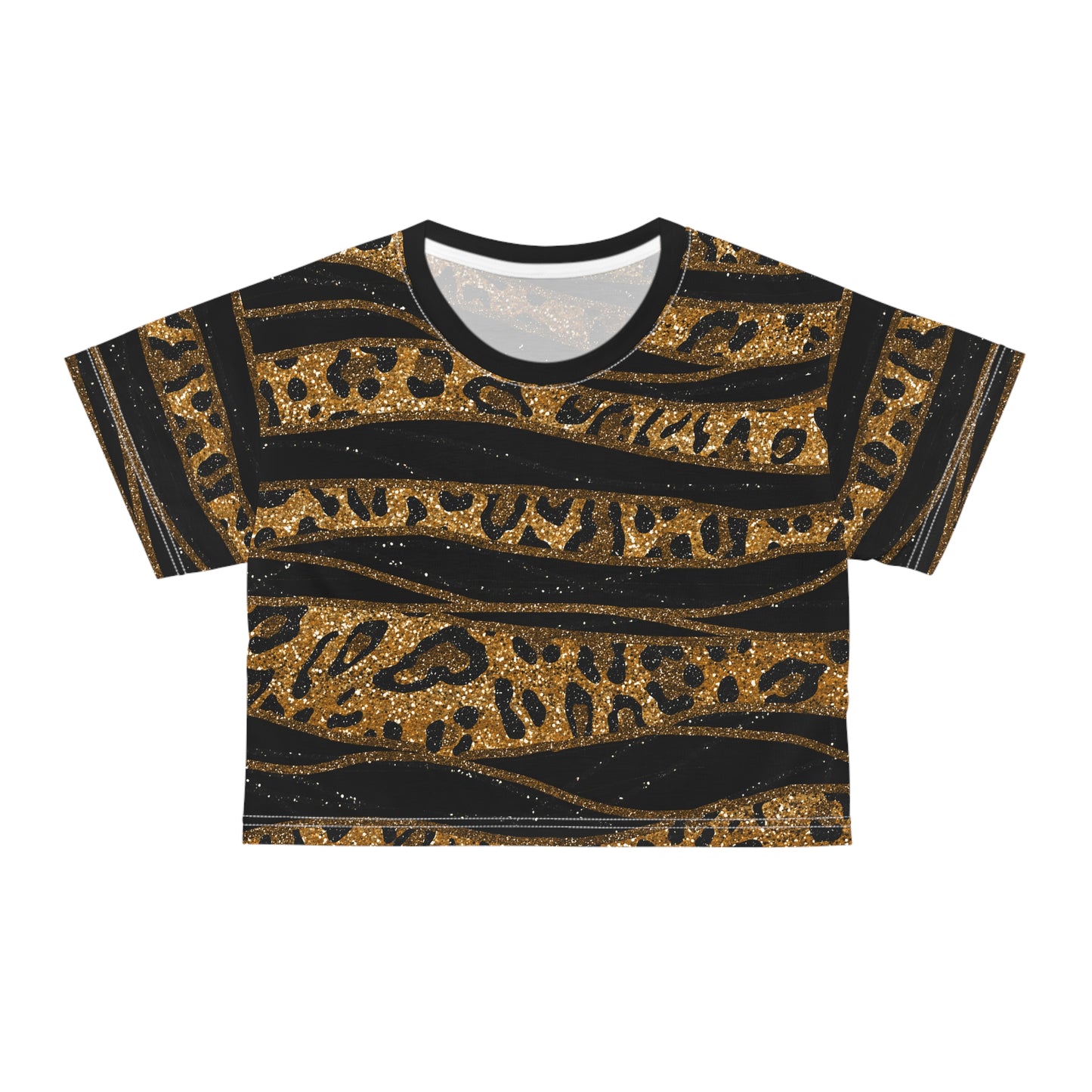 Animal Print (AOP) Crop Tee