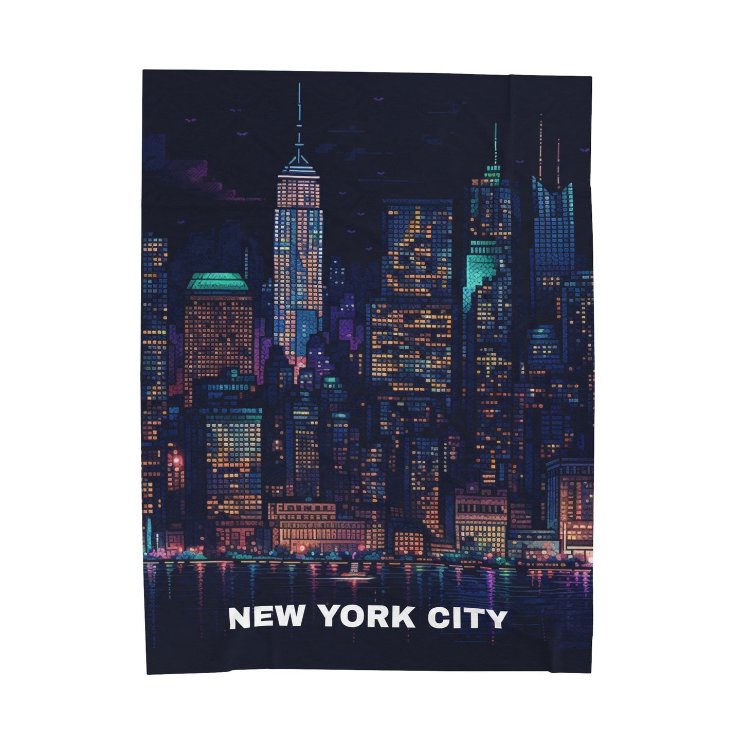 New York Velveteen Plush Blanket