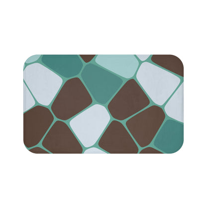 Abstract Print Bath Mat