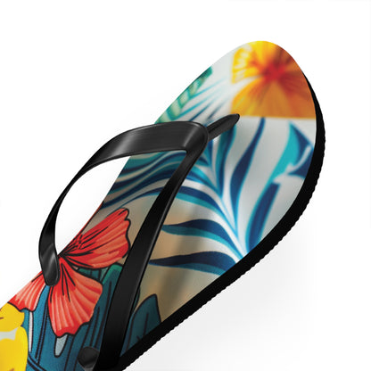 Abstract Tropics Pattern Flip-Flops