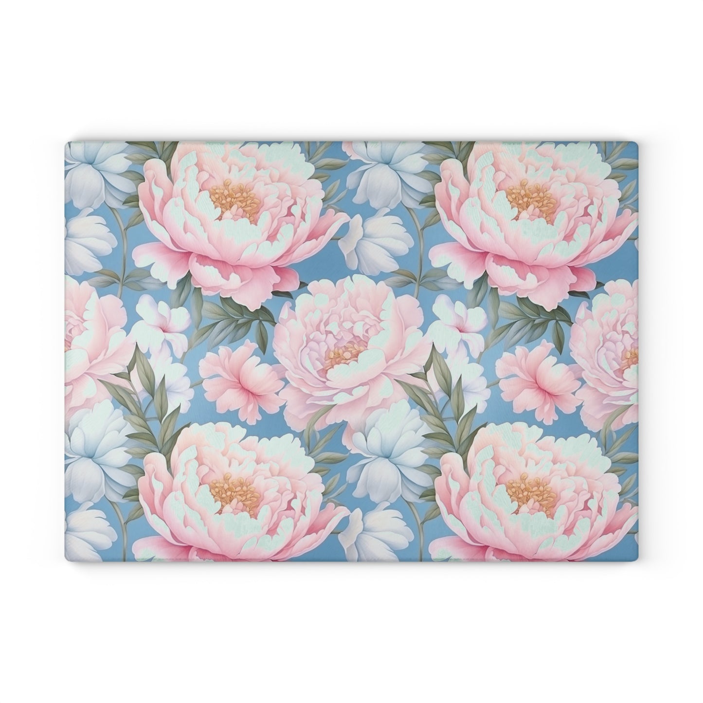 Floral Glass Cutting Board