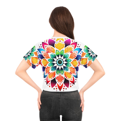 Mandala Art (AOP) Crop Tee