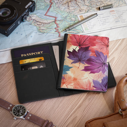 Autumn Flowers Passport Cover