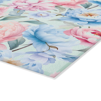 Floral Glass Cutting Board