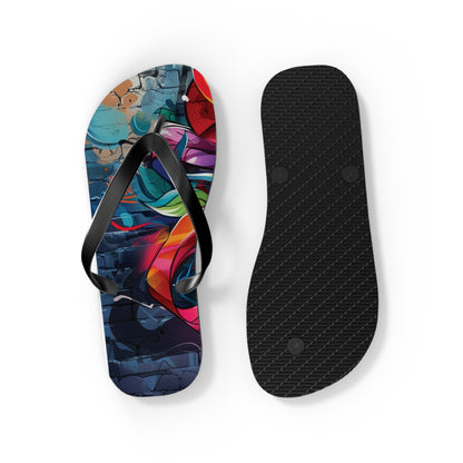 Graffiti Theme Flip-Flops