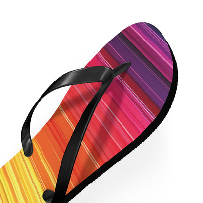 Colorful Stripes  Flip-Flops