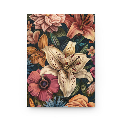 Floral Pattern Hardcover Journal