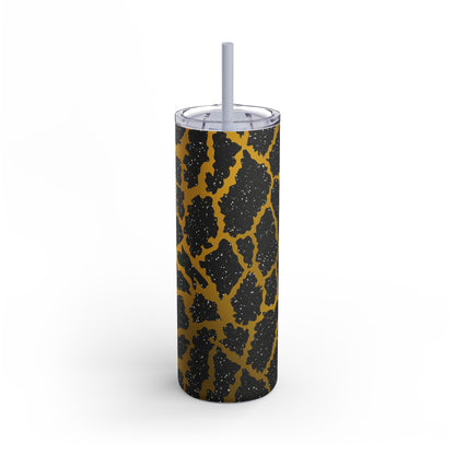Animal Print Amber 02 - 20oz Skinny Matte Tumbler