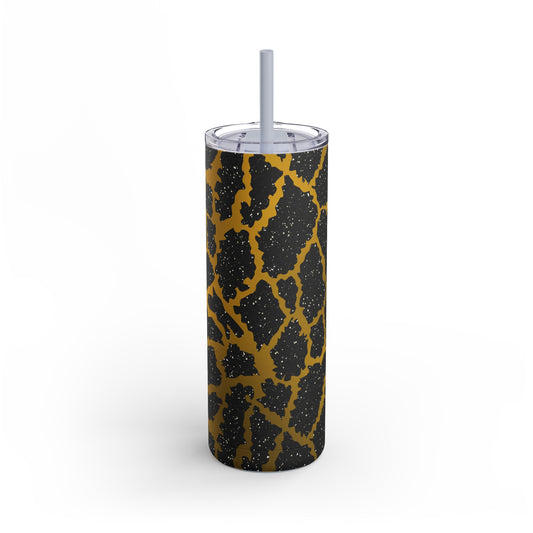 Animal Print Amber 02 - 20oz Skinny Matte Tumbler