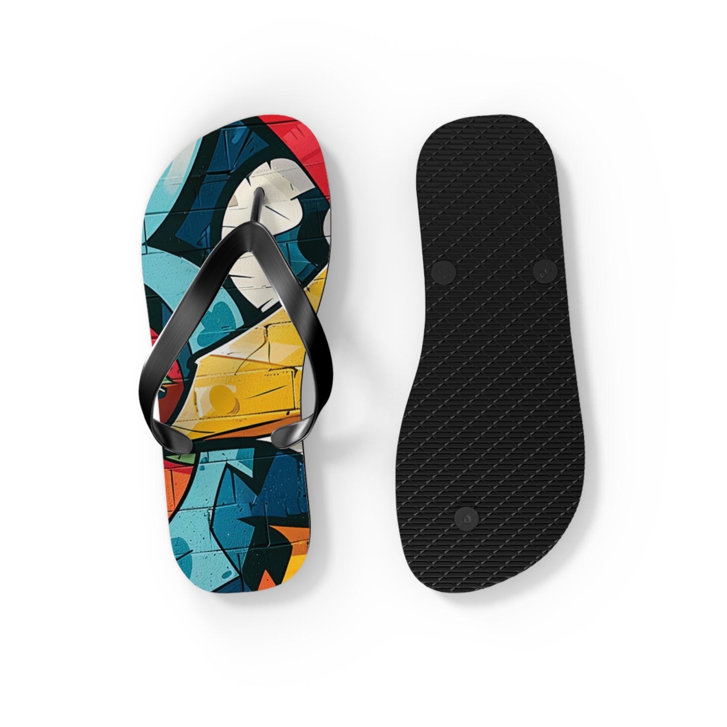 Graffiti Theme Flip-Flops