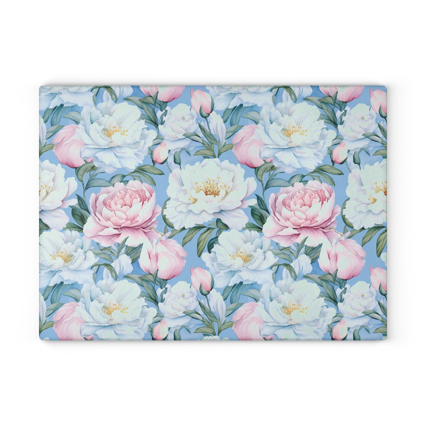 Floral Glass Cutting Board