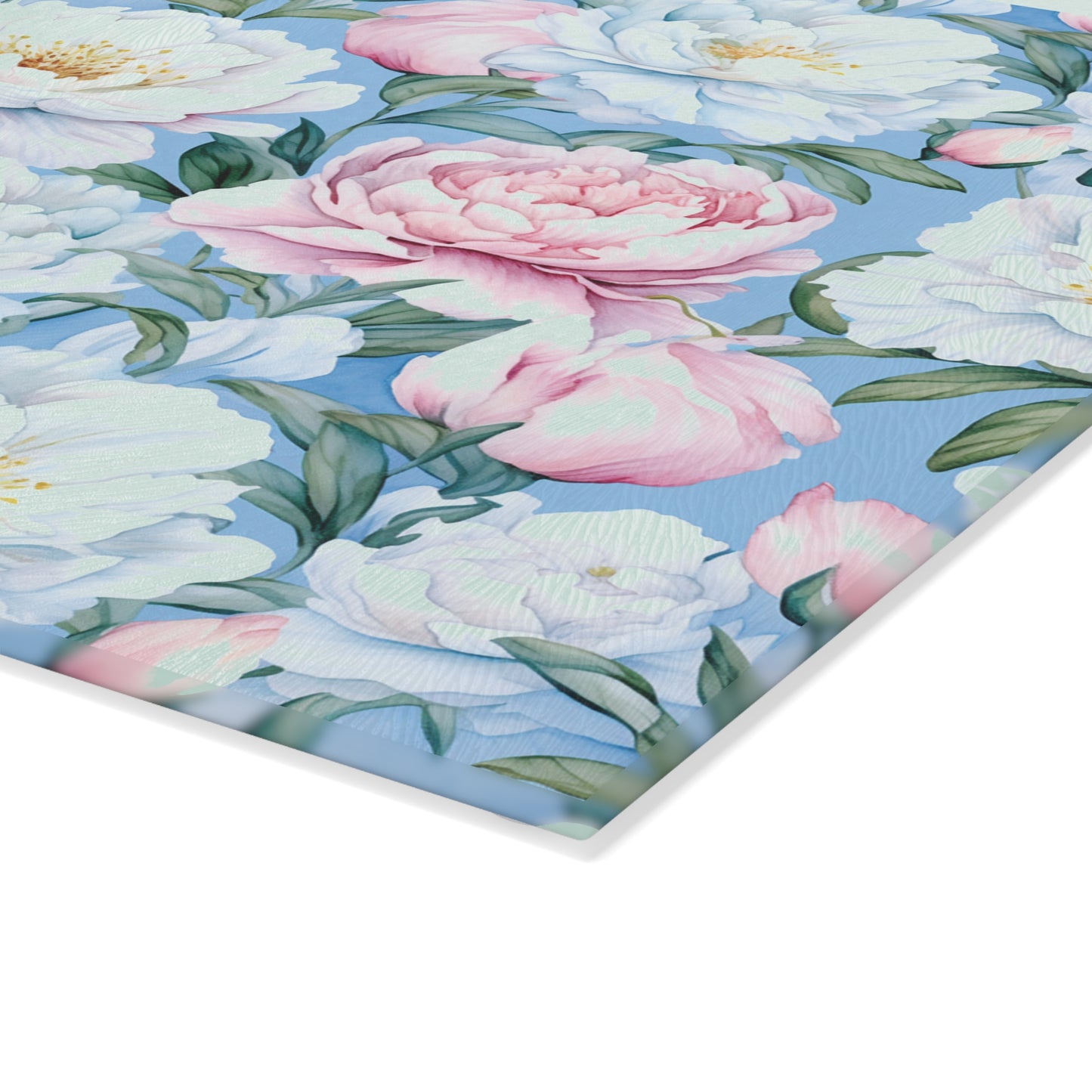 Floral Glass Cutting Board