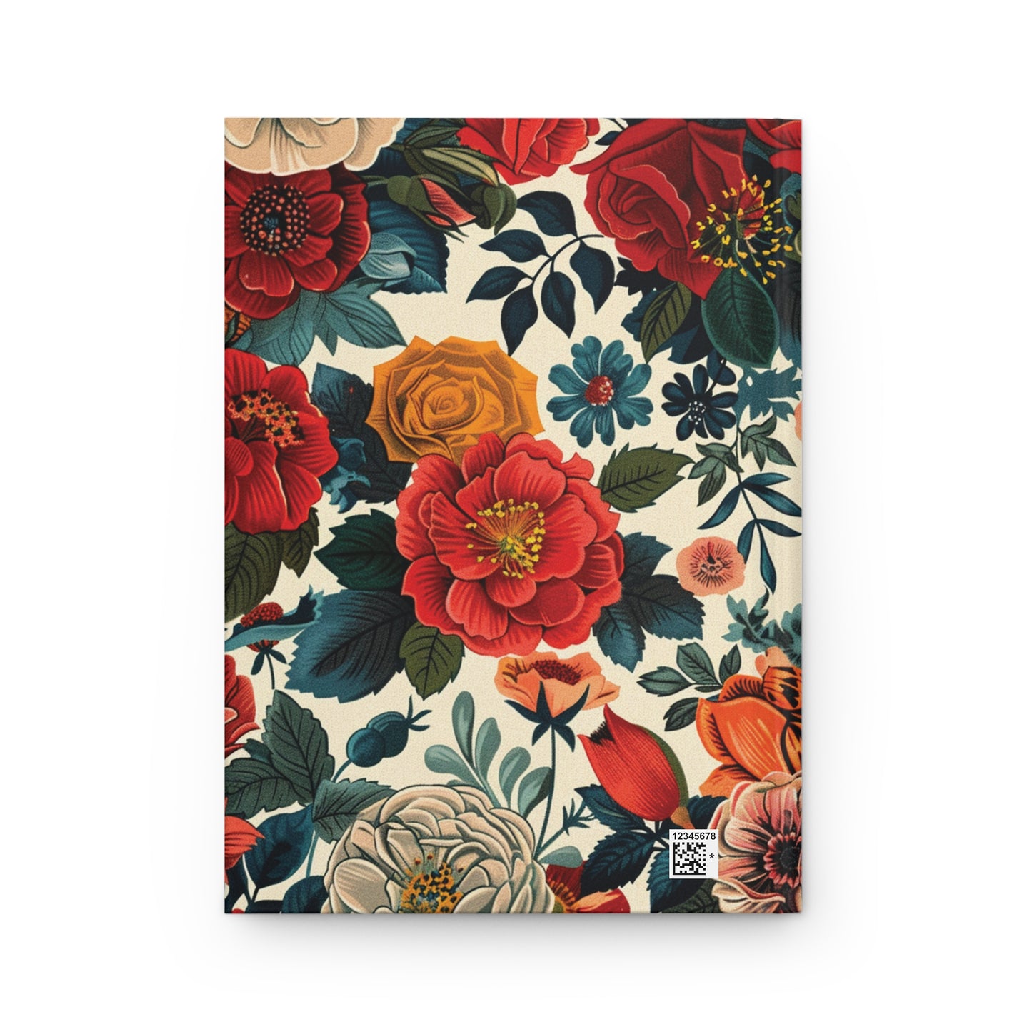 Floral Pattern Hardcover Journal