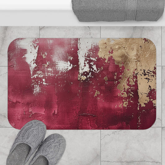 Abstract Print Bath Mat