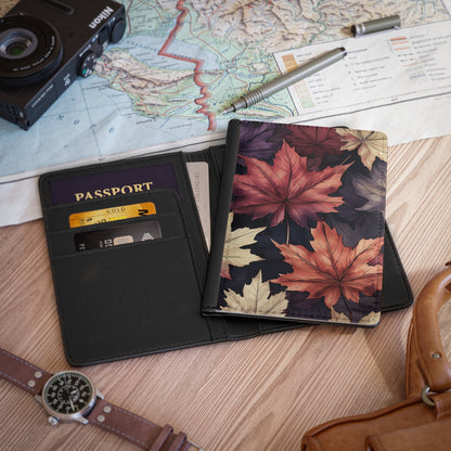 Autumn Flowers Passport Cover