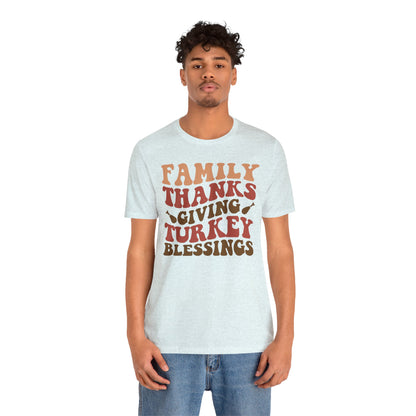 Family Thanks Giving Turkey Blessings