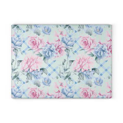 Floral Glass Cutting Board