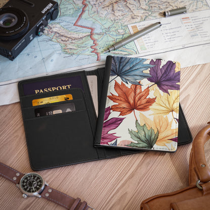 Autumn Flowers Passport Cover