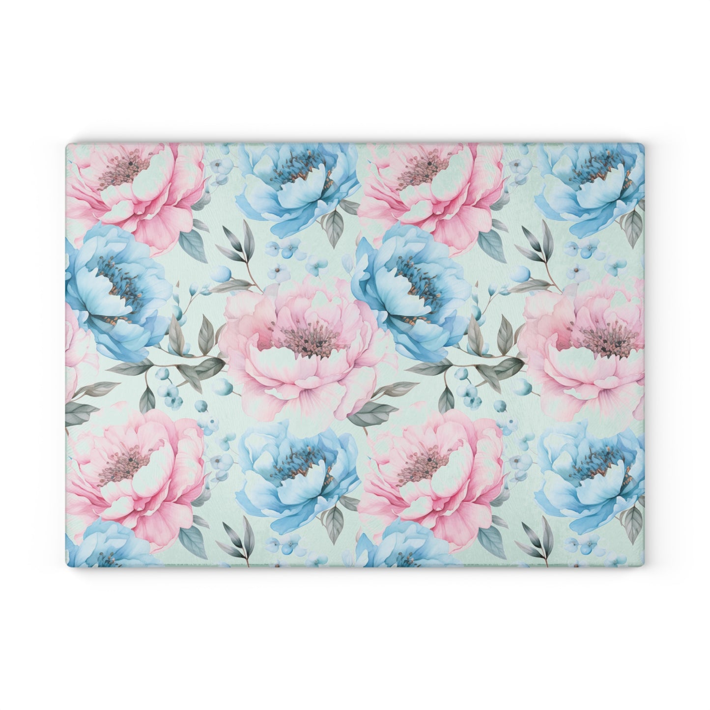 Floral Glass Cutting Board