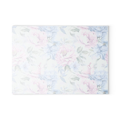 Floral Glass Cutting Board