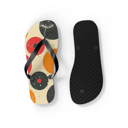 Colorful Polka Dot Patter Flip-Flops