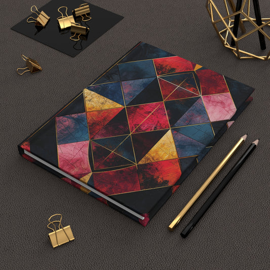 Geometric Patterns Hardcover Journal