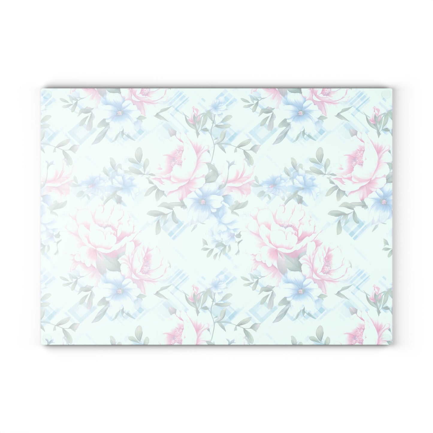 Floral Glass Cutting Board