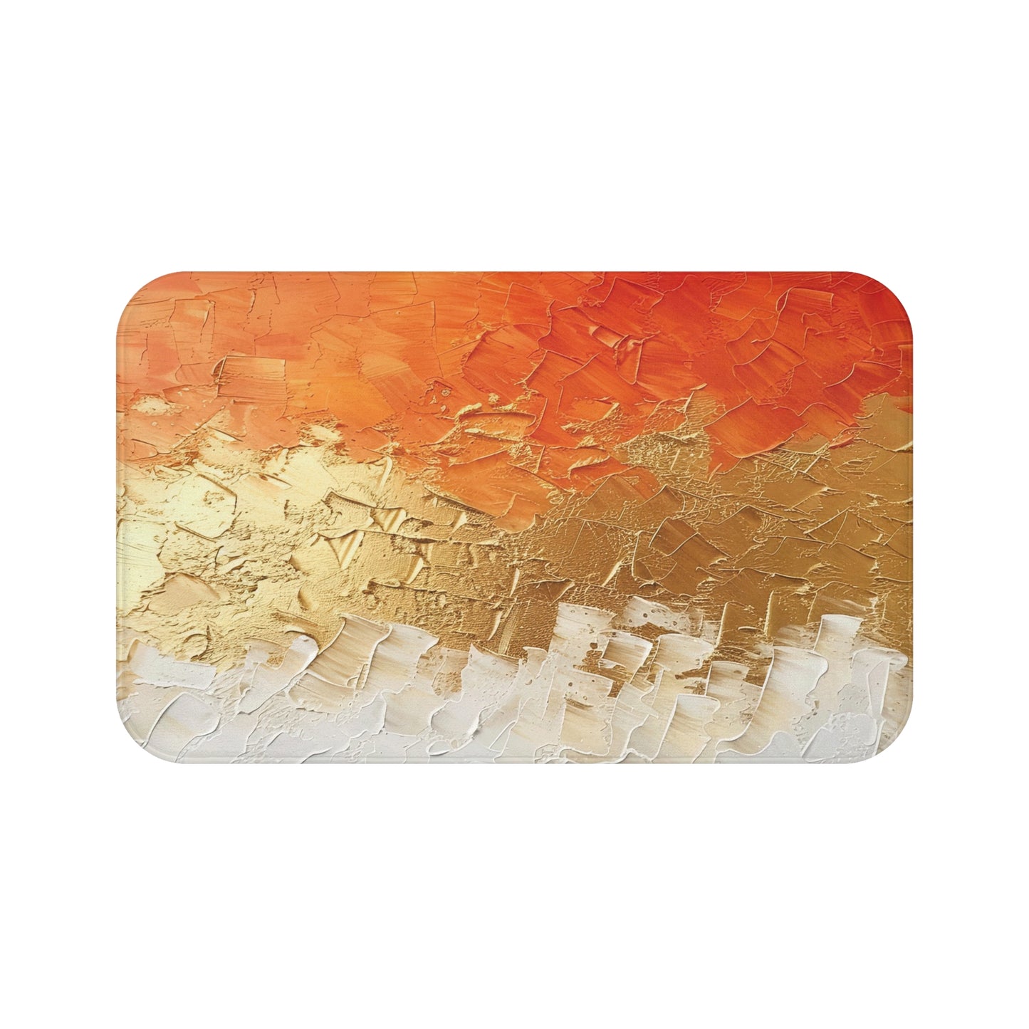 Abstract Print Bath Mat