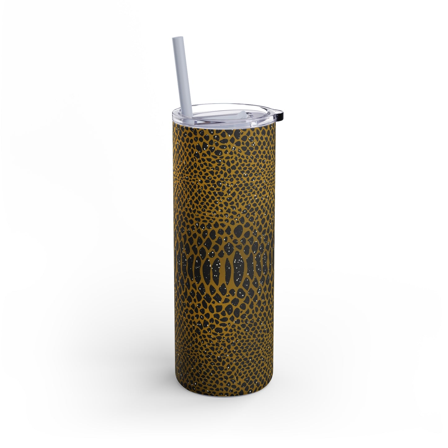 Animal Print Amber 05 - 20oz Skinny Matte Tumbler