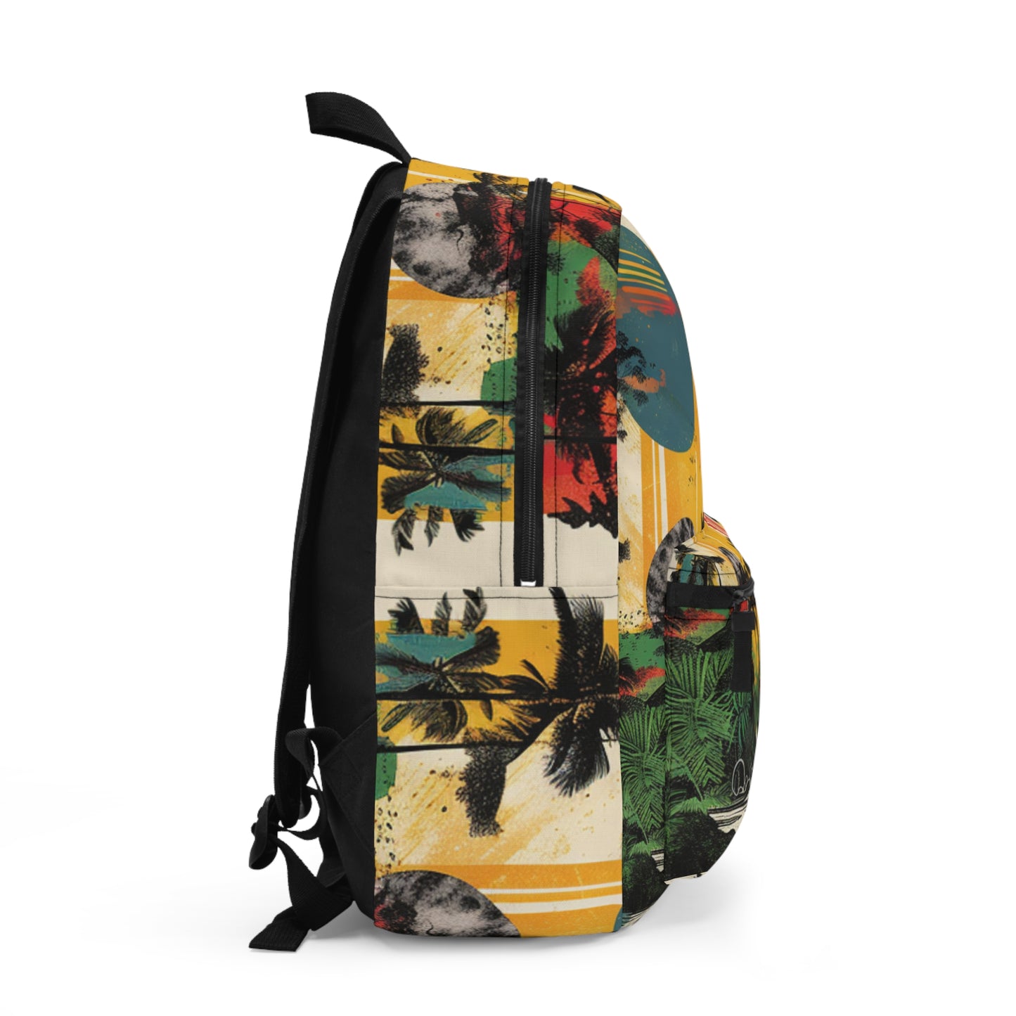 Tropical Print Back-Pack