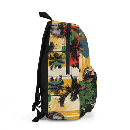 Tropical Print Back-Pack