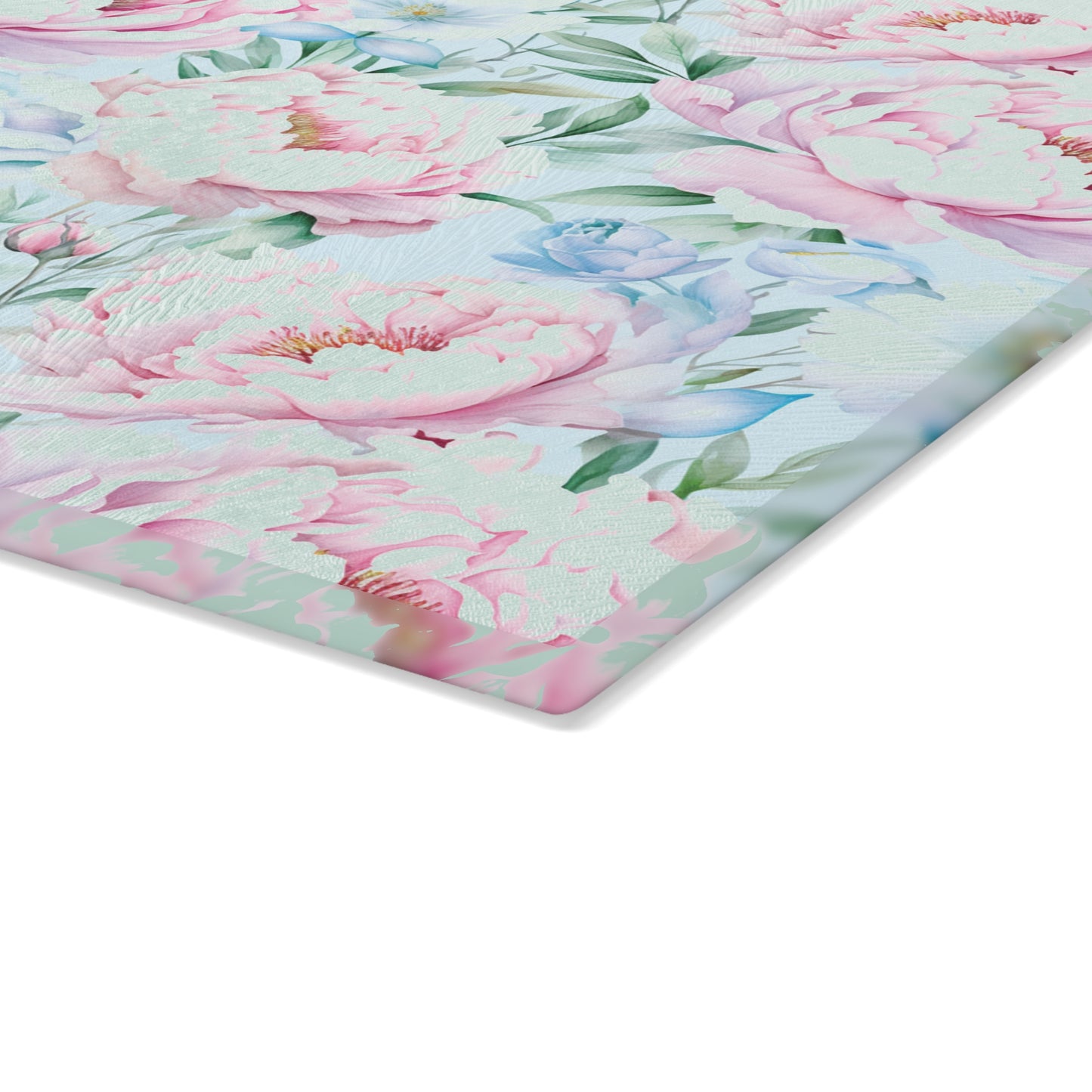 Floral Glass Cutting Board