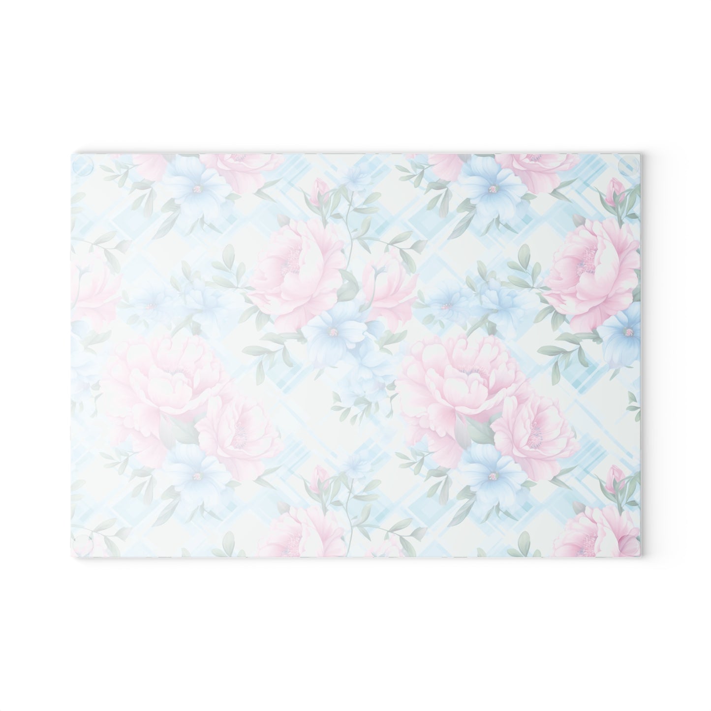 Floral Glass Cutting Board