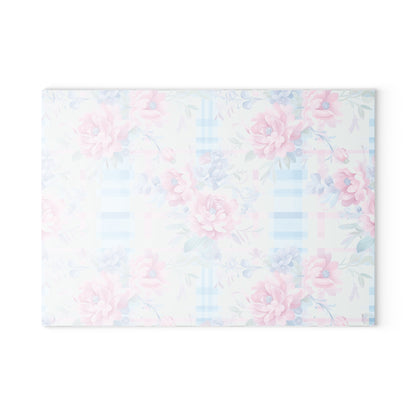 Floral Glass Cutting Board