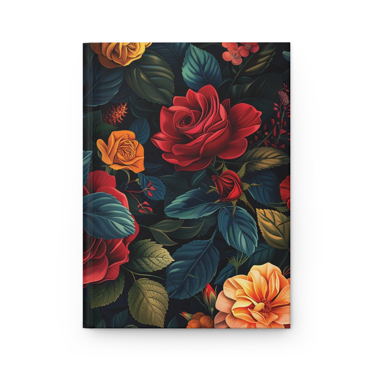 Floral Pattern Hardcover Journal