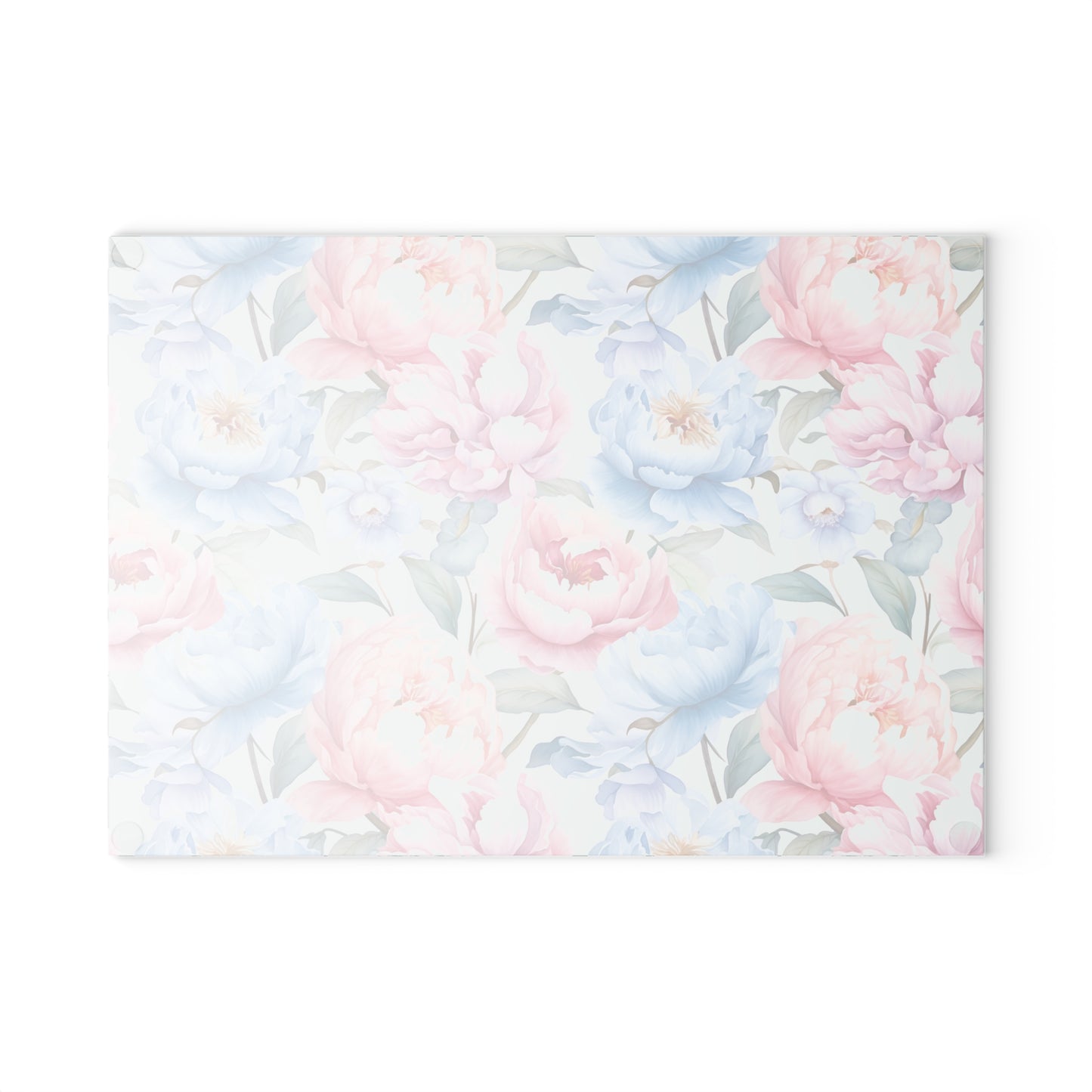 Floral Glass Cutting Board