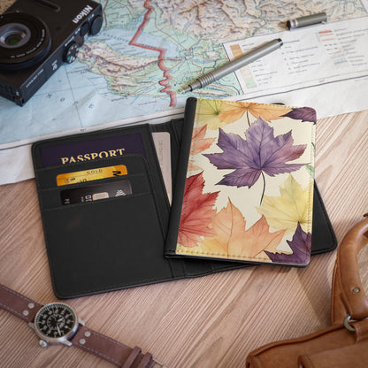 Autumn Flowers Passport Cover