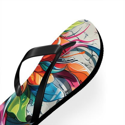 Graffiti Theme Flip-Flops